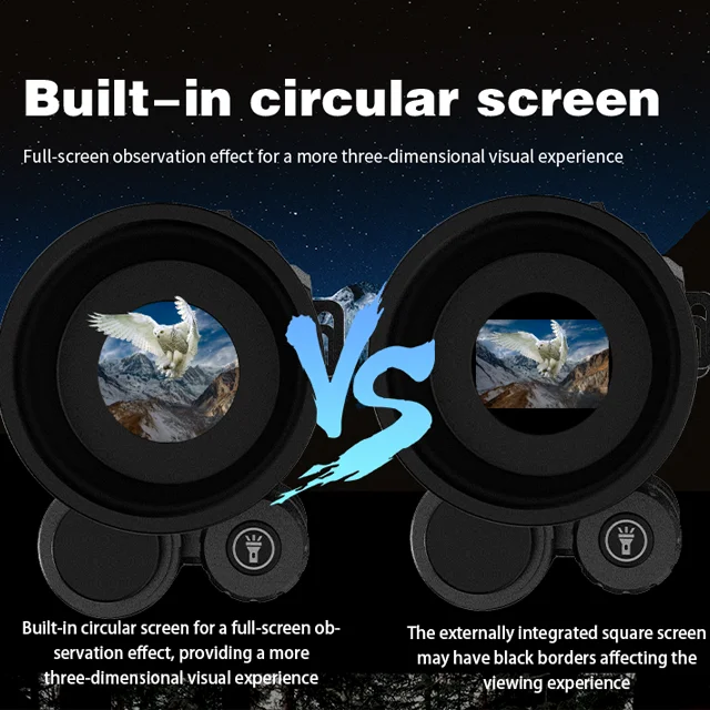 Hunting Night Vision Monocular Scope Waterproof IR Imaging Long Distance View 8x & 5x Magnification Binocular