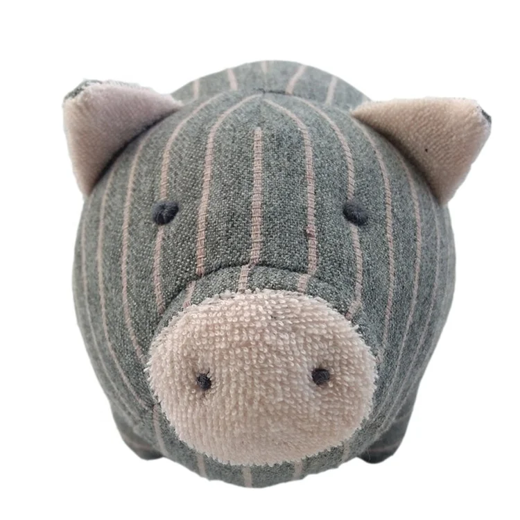 OEM ODM Stripe Stuffed Animal Toy Cute Stuffed Pig stuffed toy animal mini pig toy