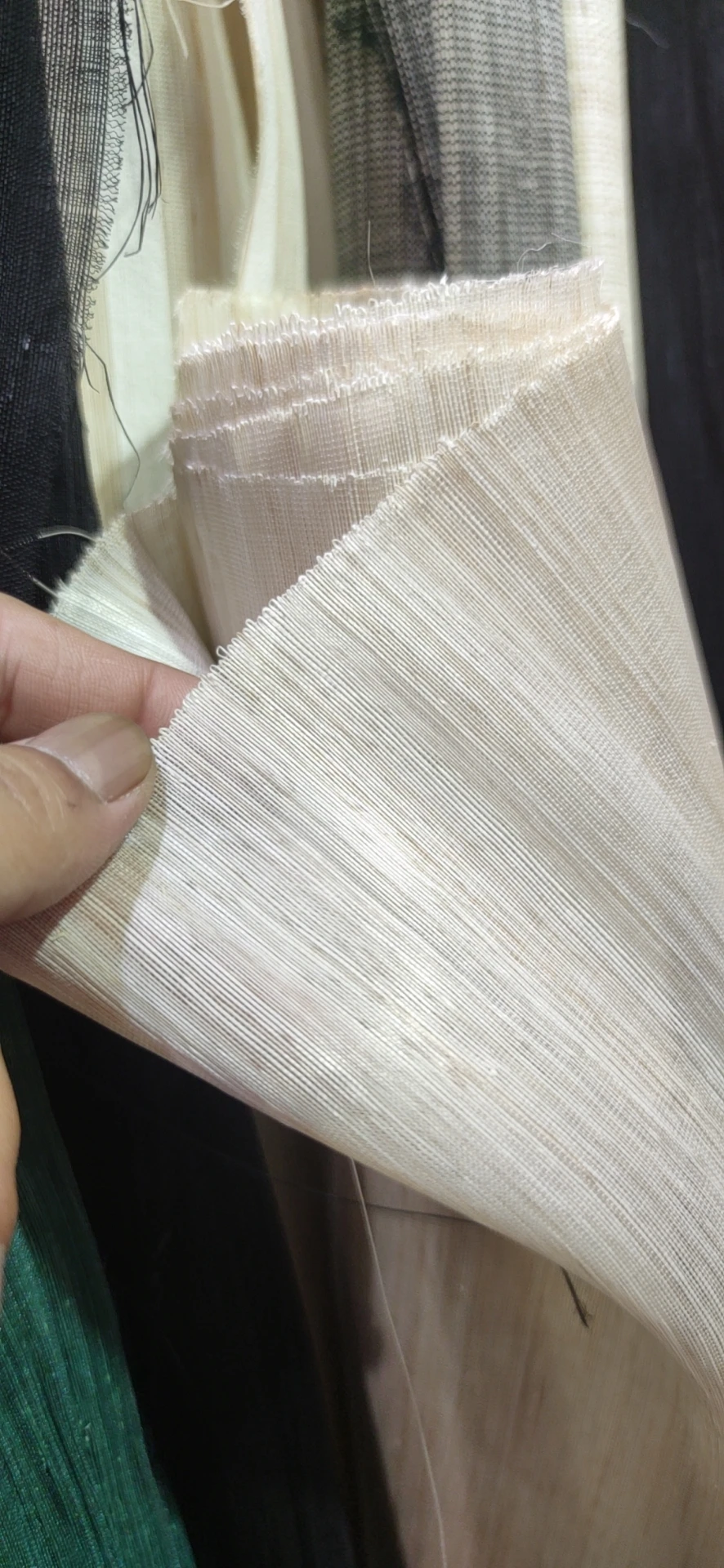 High End Millinery Supplies 39 inch Silk Abaca Fabric for Hats Making