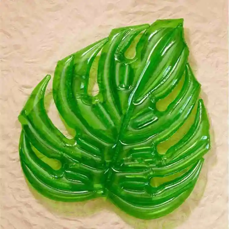 Factory Wholesale Water Park Swimming Floating Toys Leaf Inflatable Floating Rows Game Rest Toys