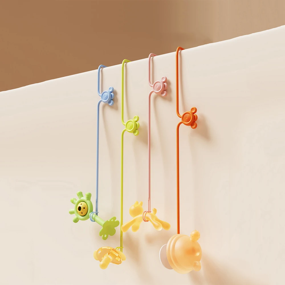 Factory Custom Sterilizable Dental Bib Clips Silicone Colorful Dentist Bib Holder Clip Napkin Holder Pacifier Clip