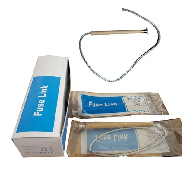 Alloyed K type T type  high voltage fuse link with movable head button
