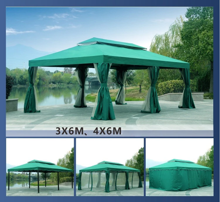 Outdoor Pavilion Courtyard Garden 3x3 Meters 10x10 Foot Gazebo Outdoor Canopy