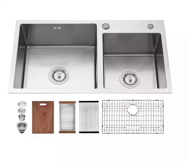 Single Basin Dishwashing NANO Sink 304 Stainless Steel Handmade Kitchen Sink Undermount Sink