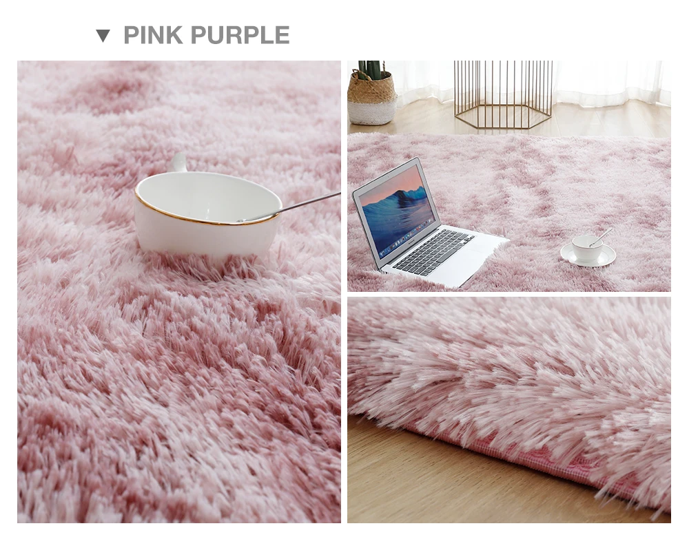 DMC-04 Carpet Factory Custom 100% Polyester long pile Shaggy Rugs Fluffy Area Rugs Plush Living Room Carpet