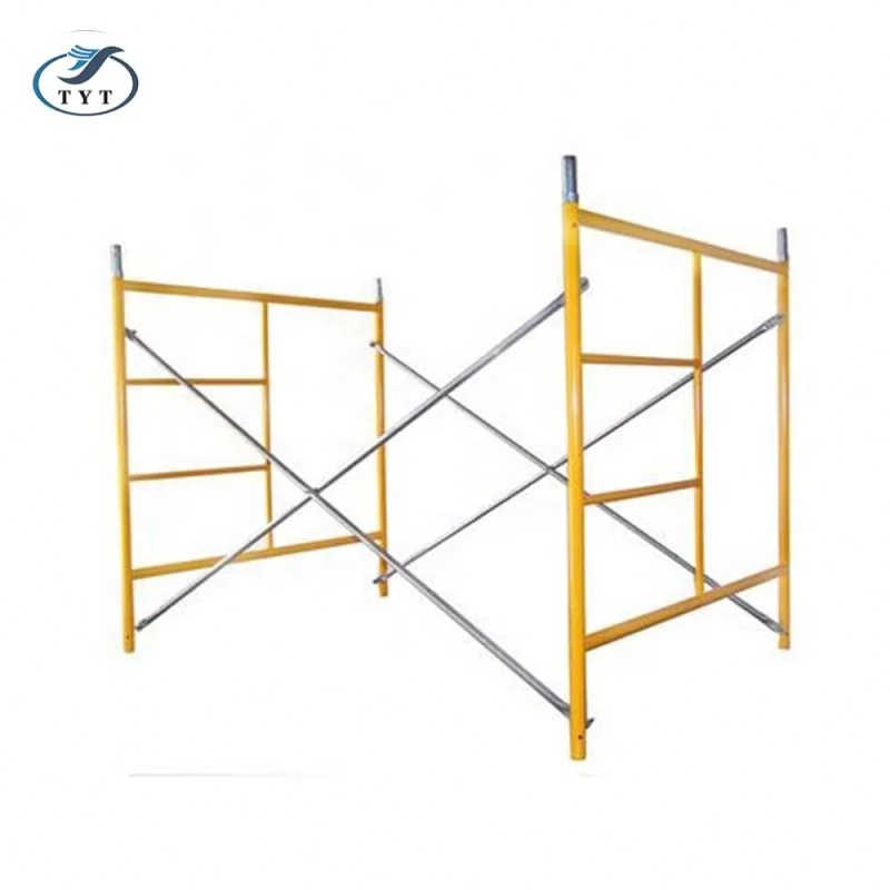 Wholesale Q195 Q235 Q345 standard material frame scaffolding ladder frame for painting