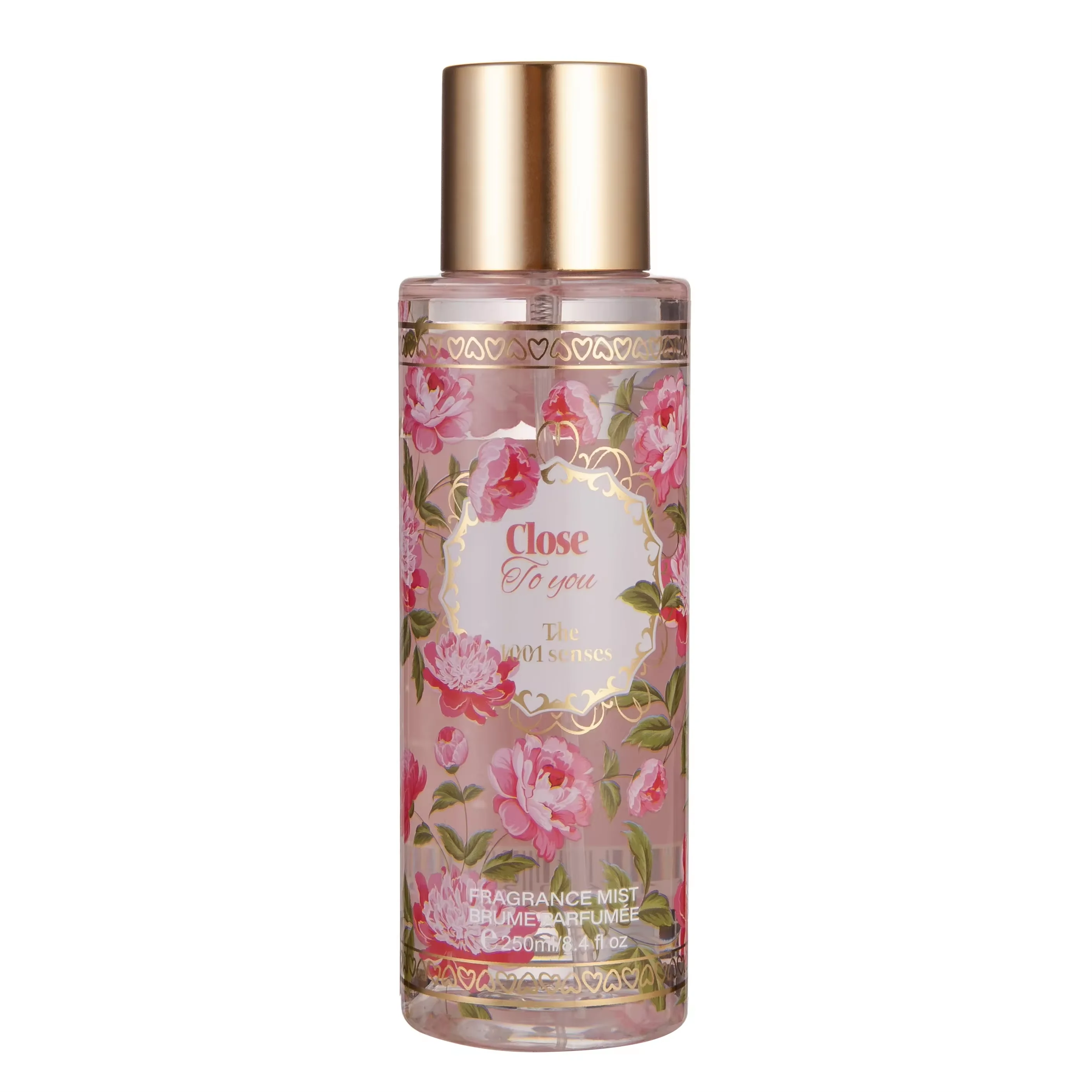 Wholesale perfume flower secret splash body works mist 250ml original spray mist fragrance splash for women