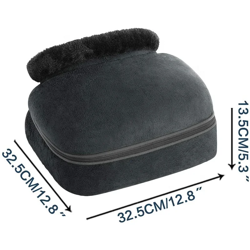 Luyao 685A Remote Foot Care 2- in -1 Shiatsu Kneading Feet & Back Heat Massager, Foot Warmer massager for Winter