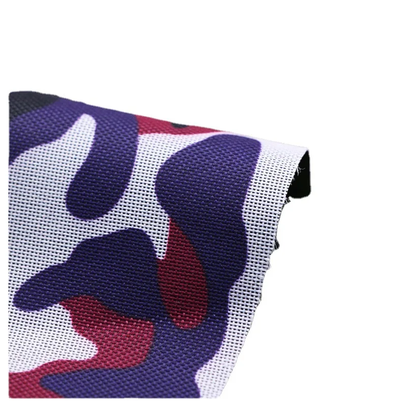 popular custom polyester waterproof pvc coated 600d camouflage printing oxford for bags and tents