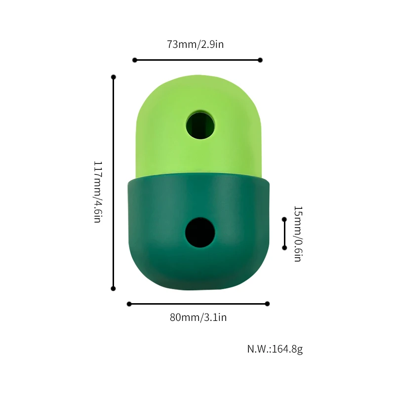 Natural Silicone Dog IQ Game Slow Feeder Chew Toys Pet Puzzle Interactive Food Treat Teeth Cleaning Toy