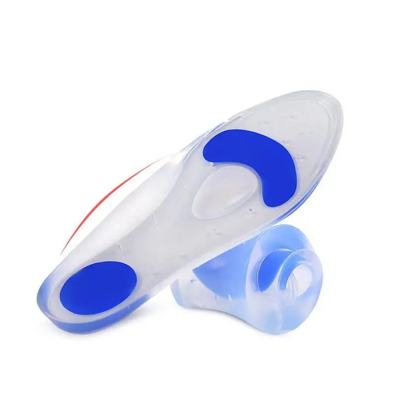 wholesale Silicone insole for men and women cushioned extra thick super soft full sole insole massage decompression