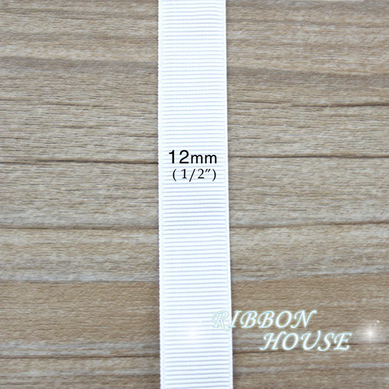(10 meters/roll) 12mm Grosgrain Ribbon Wholesale Gift Packaging Decoration Holiday Party Christmas Ribbon