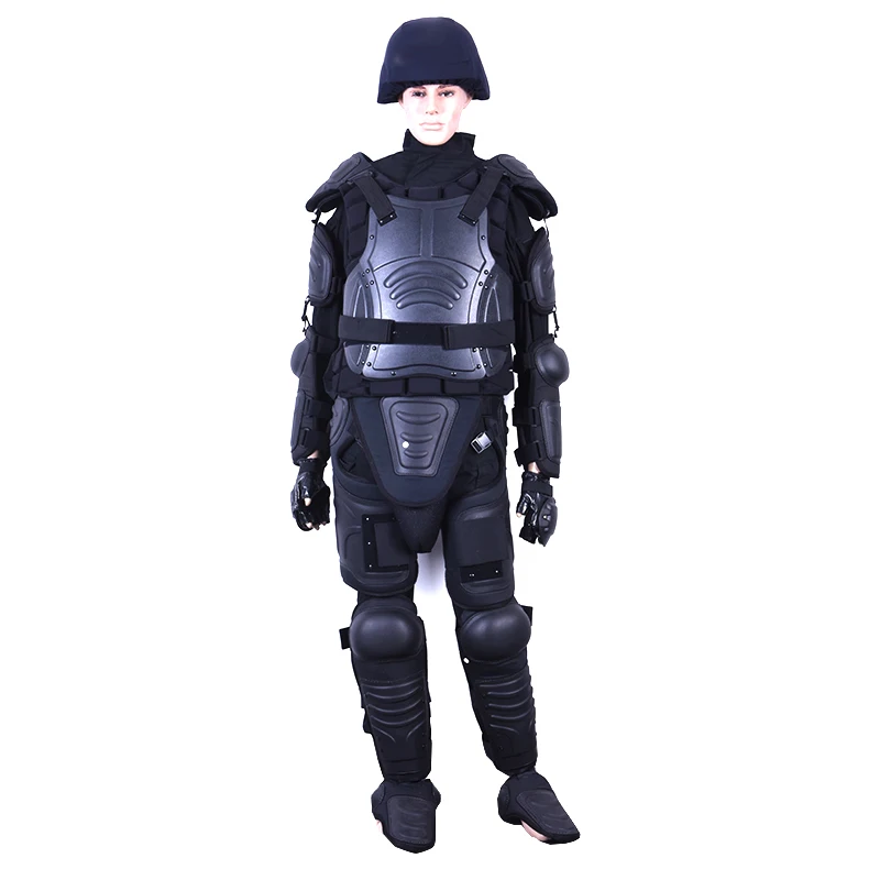 Secure plastic and PC material shooting proof riot control suit