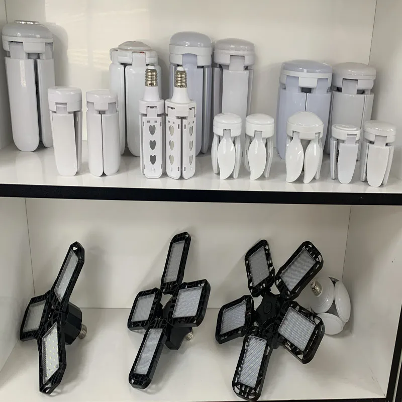 E27 Foldable fan bulb/bombillos ahorradores/Fan Blade Led Bulb,Led Light,lampu/bolaham