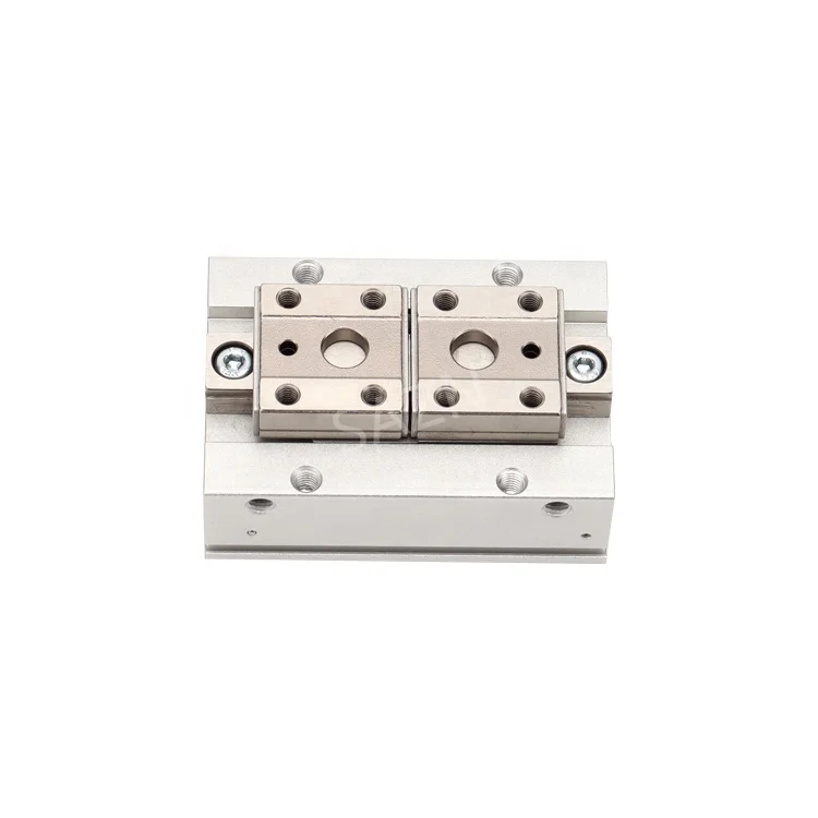 MHF2 Small Low Profile Thin Parallel Air Pneumatic Grippers Slide Table Cylinder