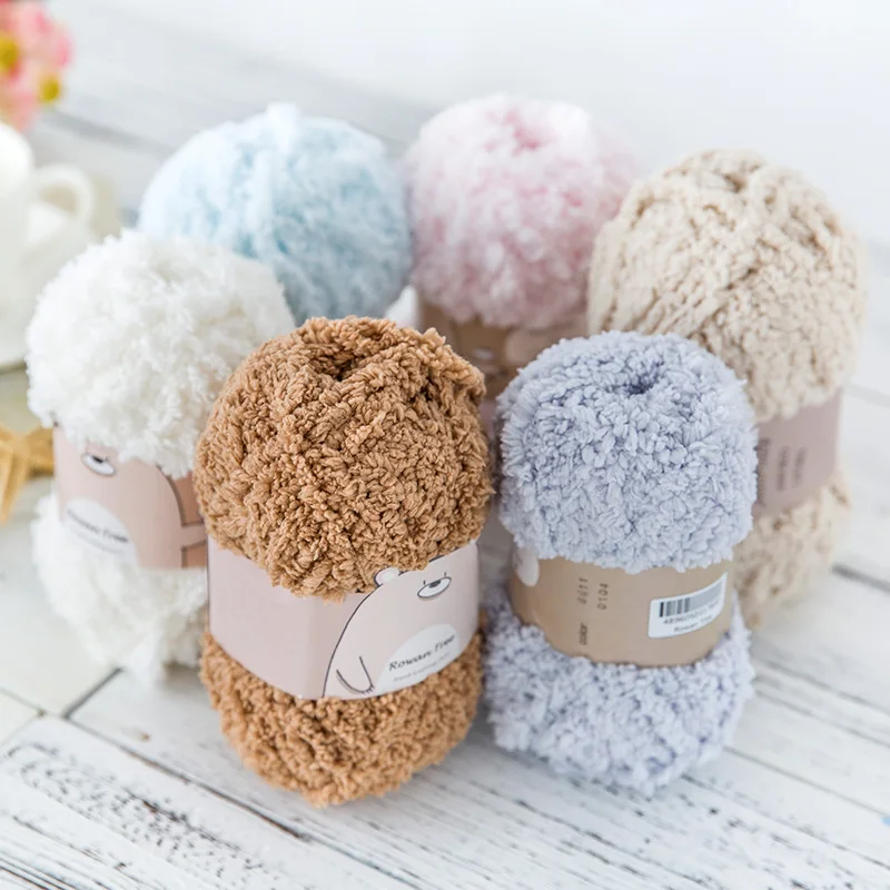  Yarncrafts окрашенная объемная Синель для вязания крючком полиэфирная пряжа ручной вязки