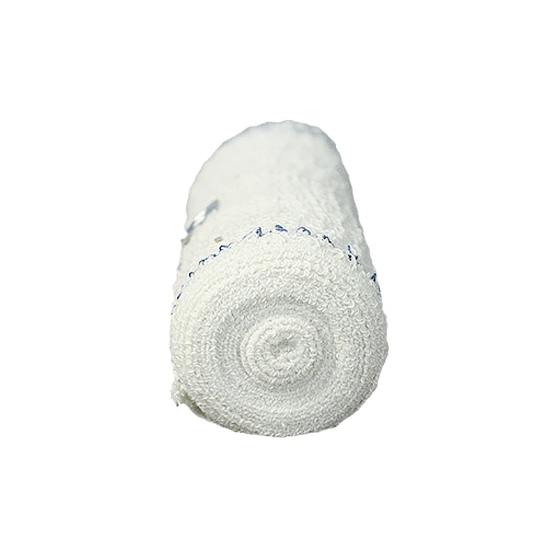 China Factory Wholesale Medical Spandex Cotton Crepe Bandage Bleached Elastic Crepe Bandage With Aluminum Clip