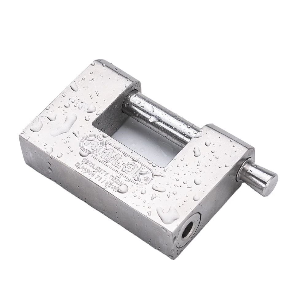 Stainless steel china lock padlock hotel property anti-theft security pad lock