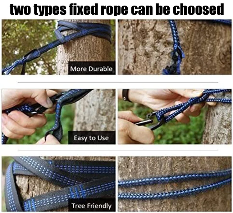 Hot Selling Outdoor Portable Parachute Nylon Camping Hammok/hamock/hamak/hammock with Tree Strap