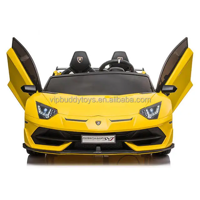 VIP BUDDY новый лицензированный Lamborghini Aventador SVJ аккумулятор игрушка с дистанционным управлением настоящие Детские Автомобили