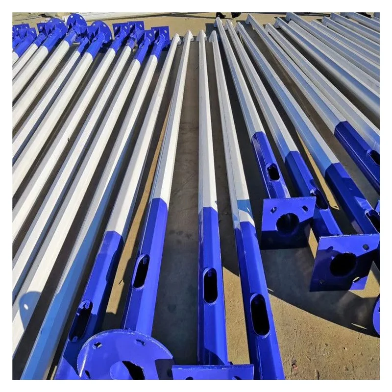 Custom Made Wholesale Reflective Road Safety Warning Traffic Sign Post  Highway Road Lighting Pole