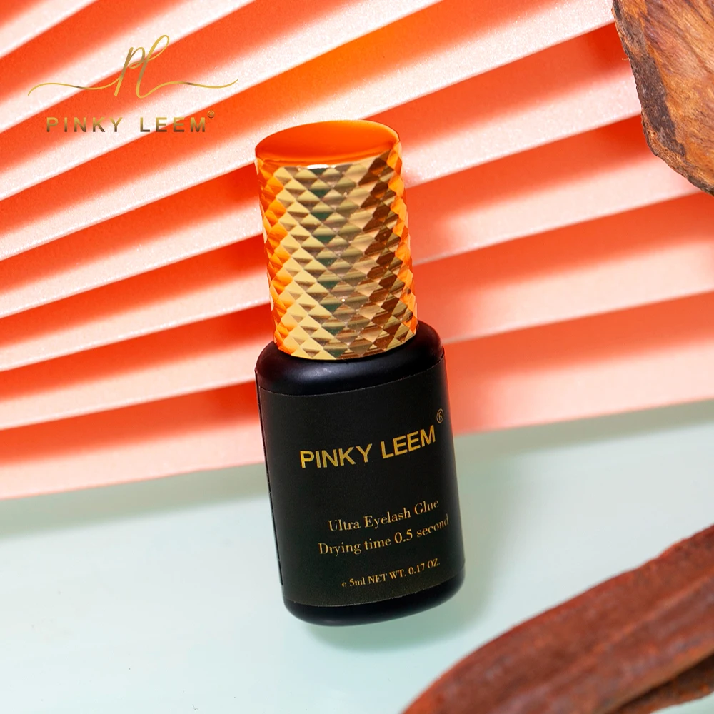 Pinky Leem Fabulous Water And Oil Proof 0.5 Sec Lash Adhesive Humidity 45-55 Black Power Lash Adhesive