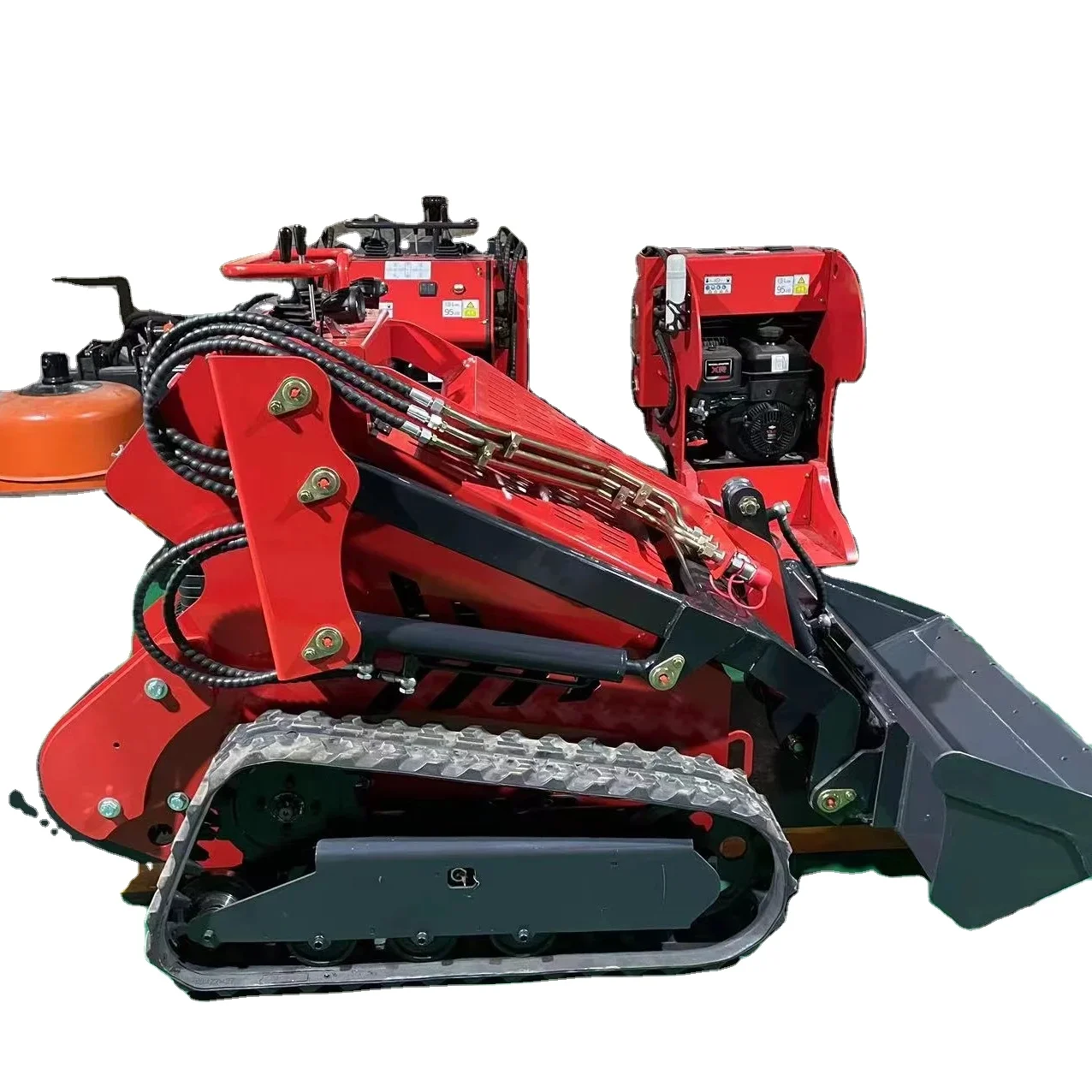 The latest mini skid steer Loader Automatic balancing mini skid steer loader