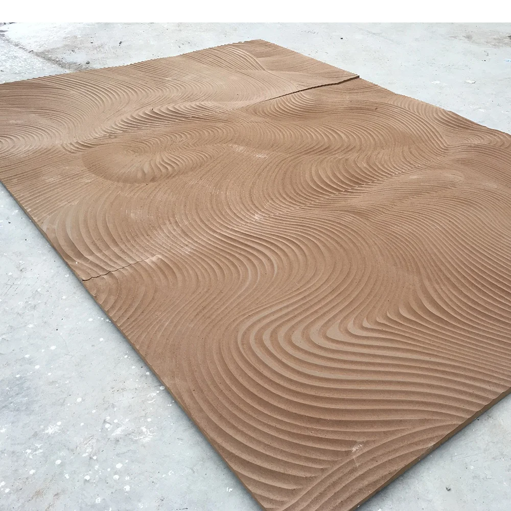 3D wooden wall facade for hotels wall decoration