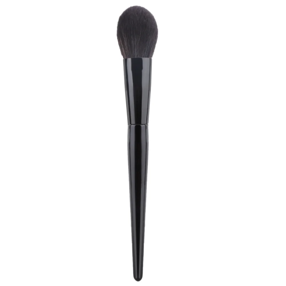 HMU Factory Private Label Wooden Handle Powder Makeup Brush Wholesale Single Brush Cosmetic Tool Makeup For Face Powder Brushes
