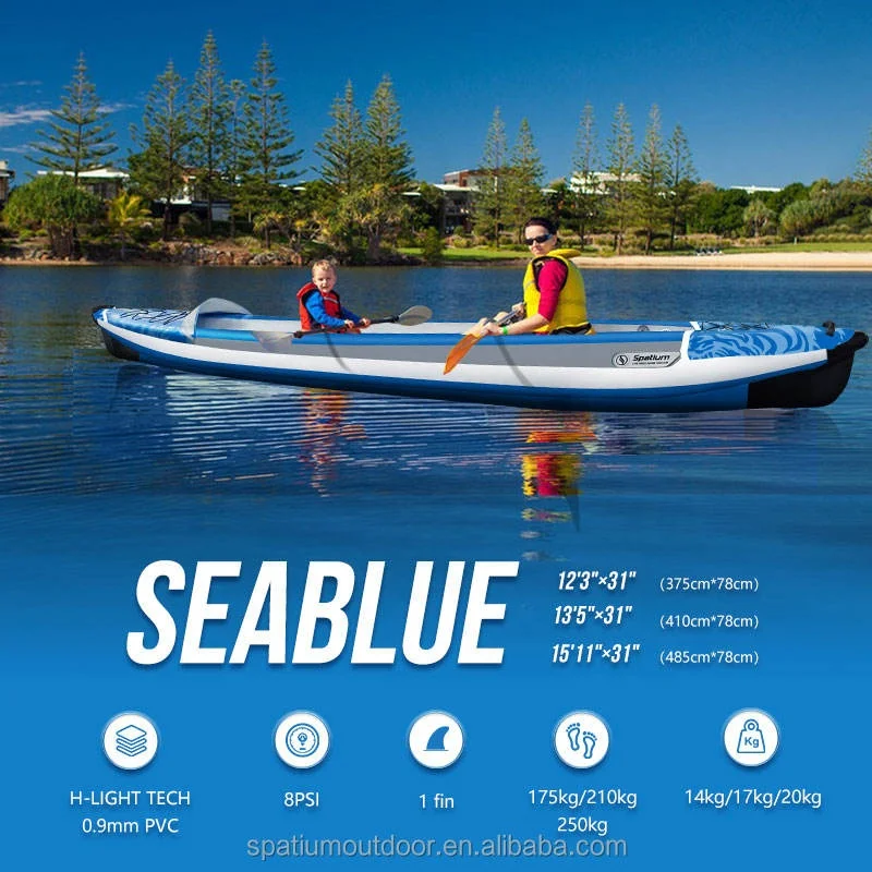 Spatium new kayak US/Ru/Eu/Au warehouse Fast delivery inflatable 2-person kayak for sale