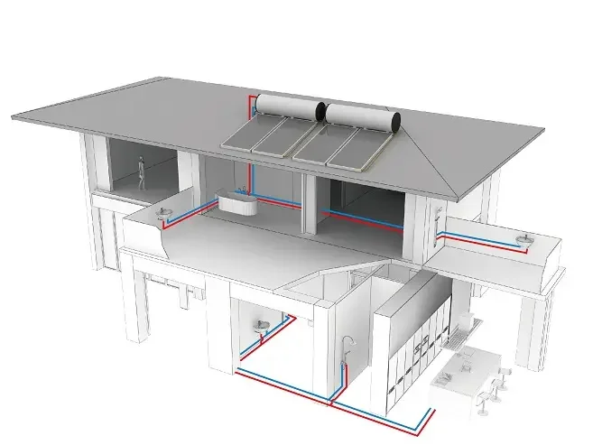 Best Product For Home Appliances 2022 solar flat panek water heater 100l 200l 300l hotel school