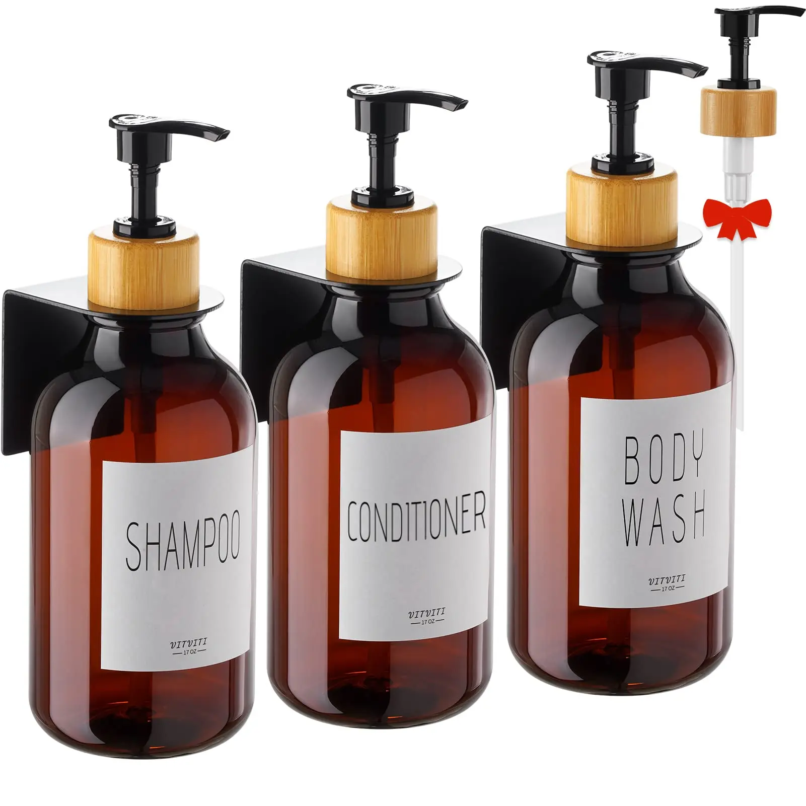 Wholesale beige soap dispenser set, bathroom countertop resin hand sanitizer, with pressure pump cover