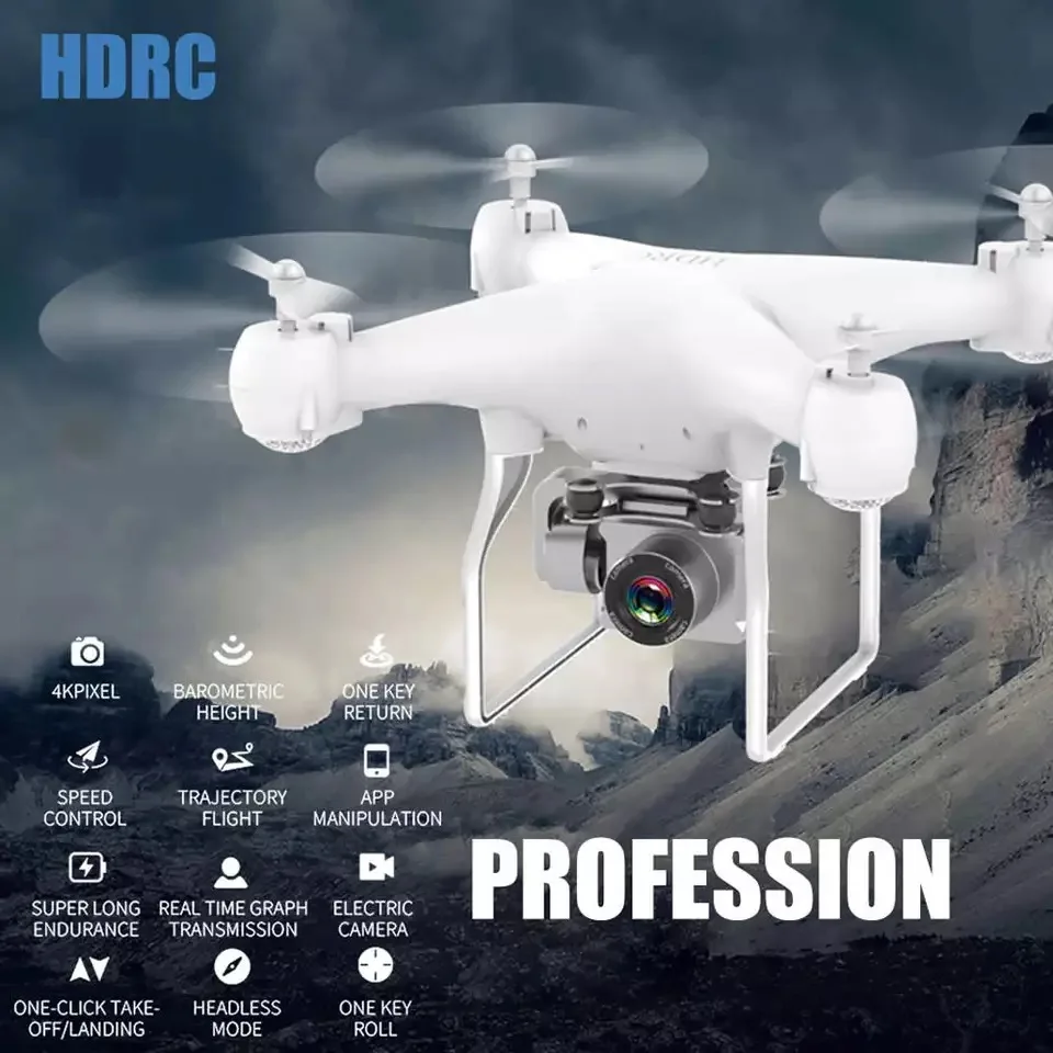 Foldable GPS FPV Drone with 4K HD Camera Live Video with GPS Return Home, Follow Me so on , RC Quadcopter for Beginners