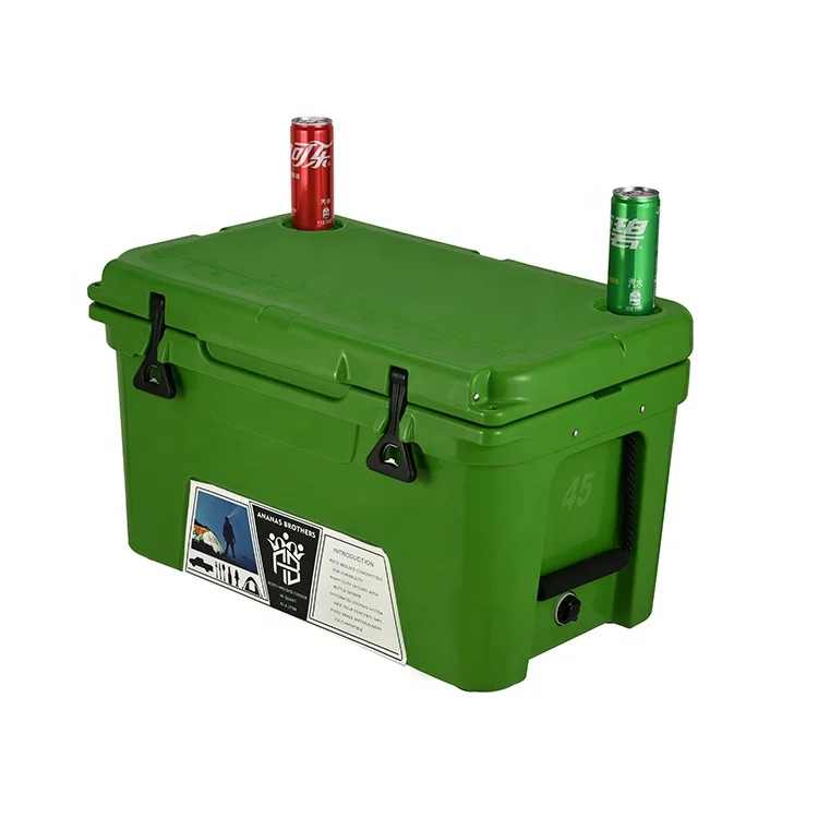 High Quality Cold Storage Portable 45L 65L Insulated rotomolded cooler for camping