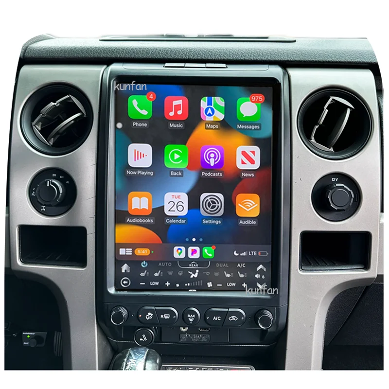 Android Touchscreen Tesla Style Screen for Ford F150 F-150 2009 2010 2012 2013 2014 Multimedia Carpaly Radio Tuner