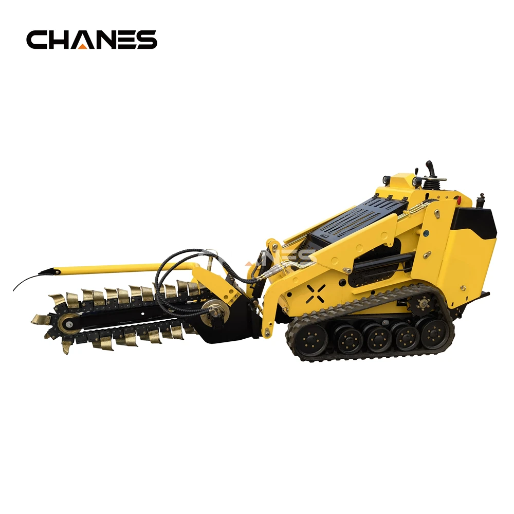 New Mini Loader Trencher Machine Attachment Chain Trencher for Farm Use Core Component Engine Skid Steer