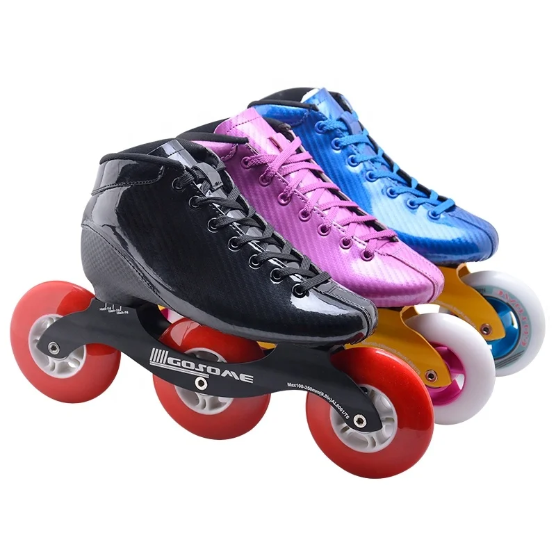Gosome GX-1602C встроенный кататься на коньках скорости для малышей и детей свободный стиль слалом