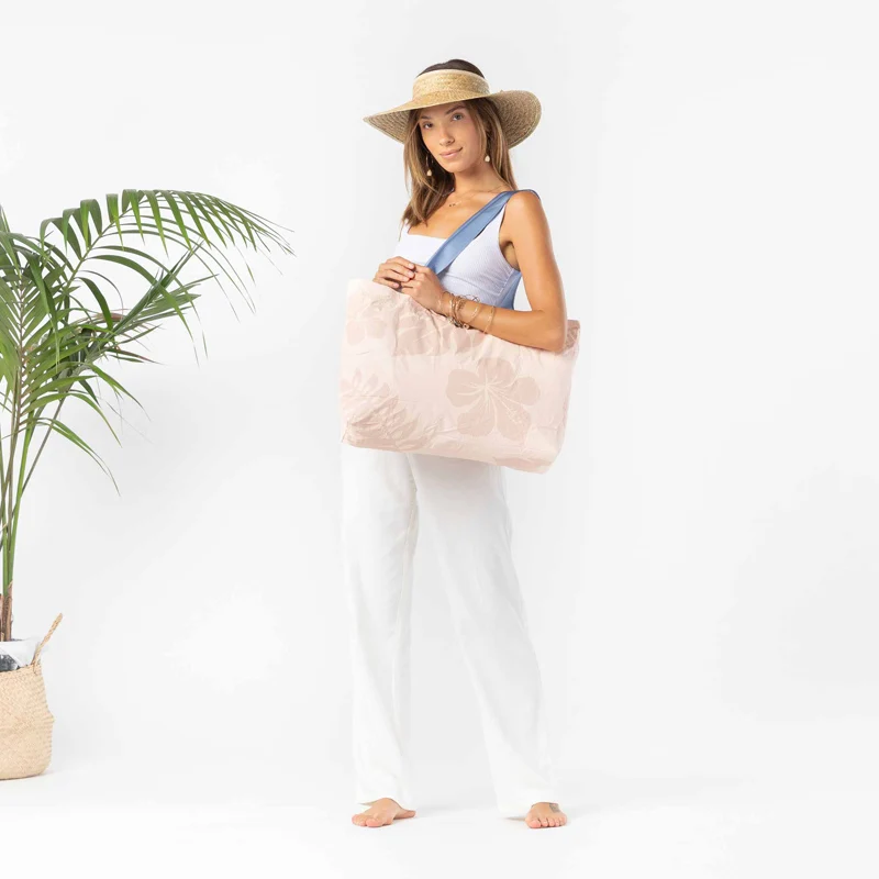 Hawaii Printing Reversible Dupont tyvek Extra Large Custom Tyvek Shopping Bag Coated Tyvek Bags