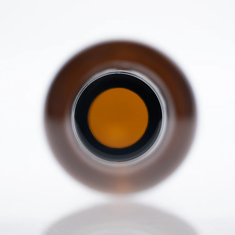 amber glass beer bottle 330cc Wine bottle 330ml brown liquor bottle with Crown Cap