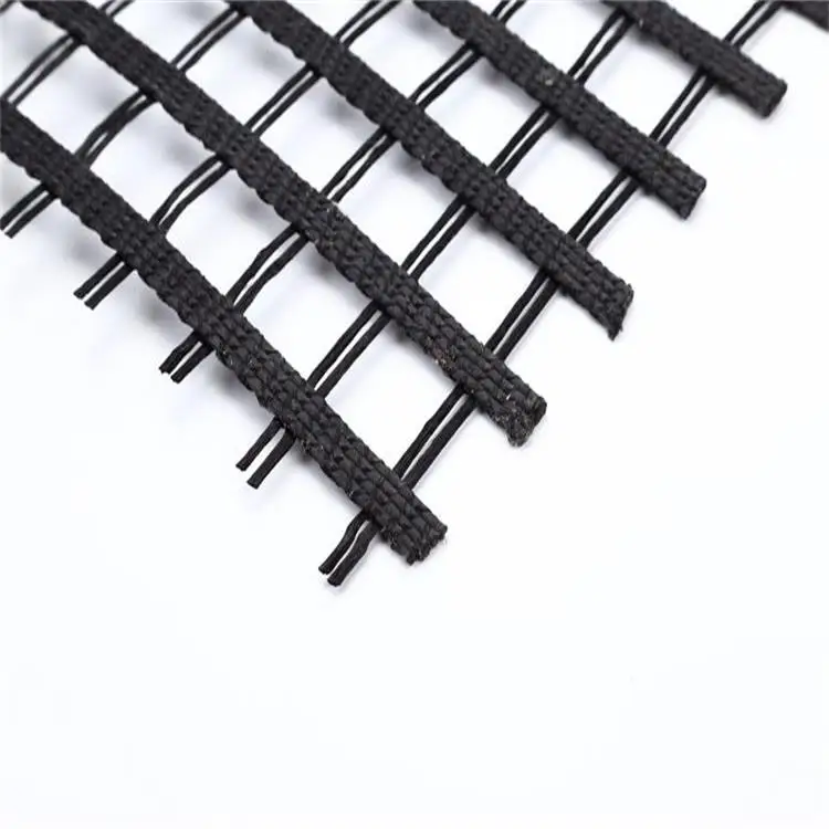  Высокопрочная георешетка из полиэстера Uniaxial 800-50 для дорожного строительства в