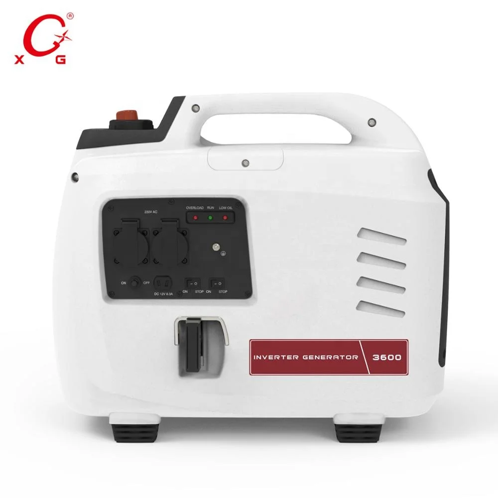 Portable Petrol 4.0kVA Inverter Generator Mini Dual Fuel Silent Power Generator Electric Start 3600W Dual Frequency Generator