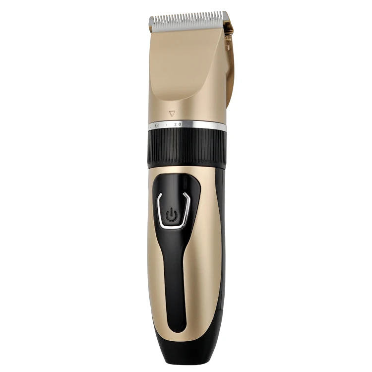 
Professional Durable Titanium Cermaic Blade With Adjustable Length Hair Clipper Hair Cut Machine 