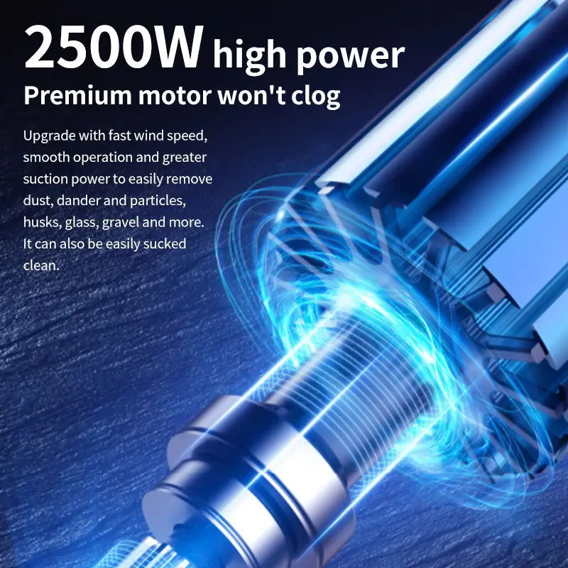 NEW 1.5L 2500W Vacuum Cleaner Household Multi-functional Dust Removal Mites Dry and Wet Dual Use Wire Vacuum Cleaner