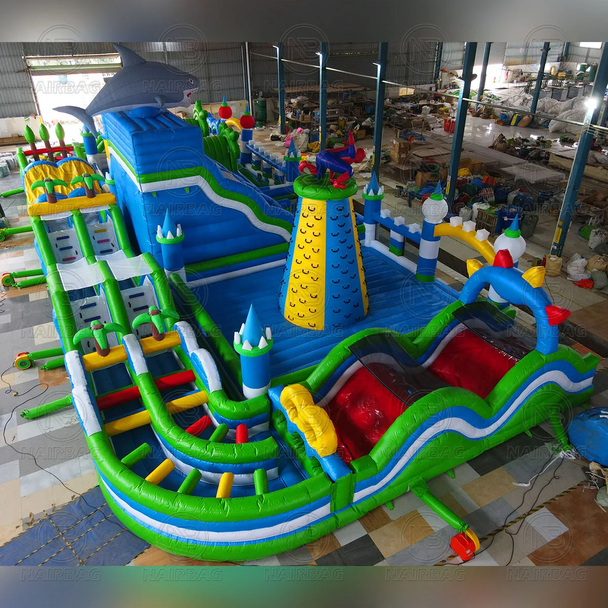 Giant Inflatable Amusement Parks Outdoor Kids Fun Game Big Bounce Castle World Largest Inflatable Theme Park For Sale