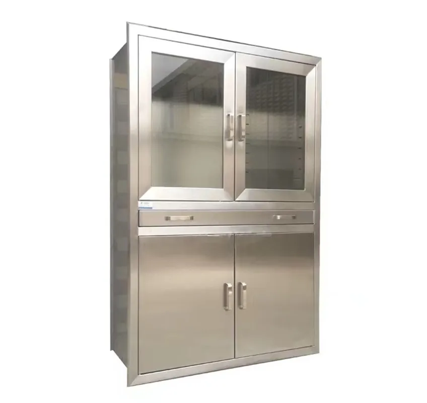 Stainless steel Medical Cabinet  Hospital instrument cabinet Medical Cabinet storage