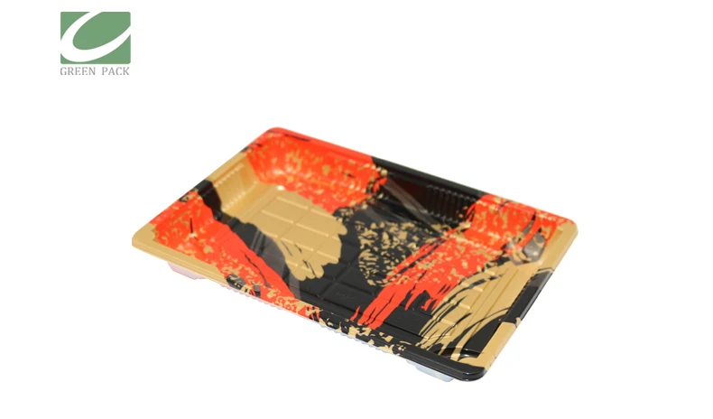 Factory Wholesale Disposable Plastic Sushi Tray Food Containers Disposable Plastic Sushi Tray Sushi Container