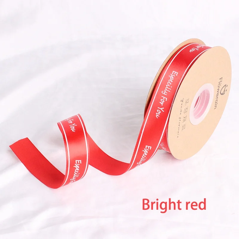 
KCCB 2020 New christmas cake box korean packing english letter ribbon box ribbon gift box ribbon satin 