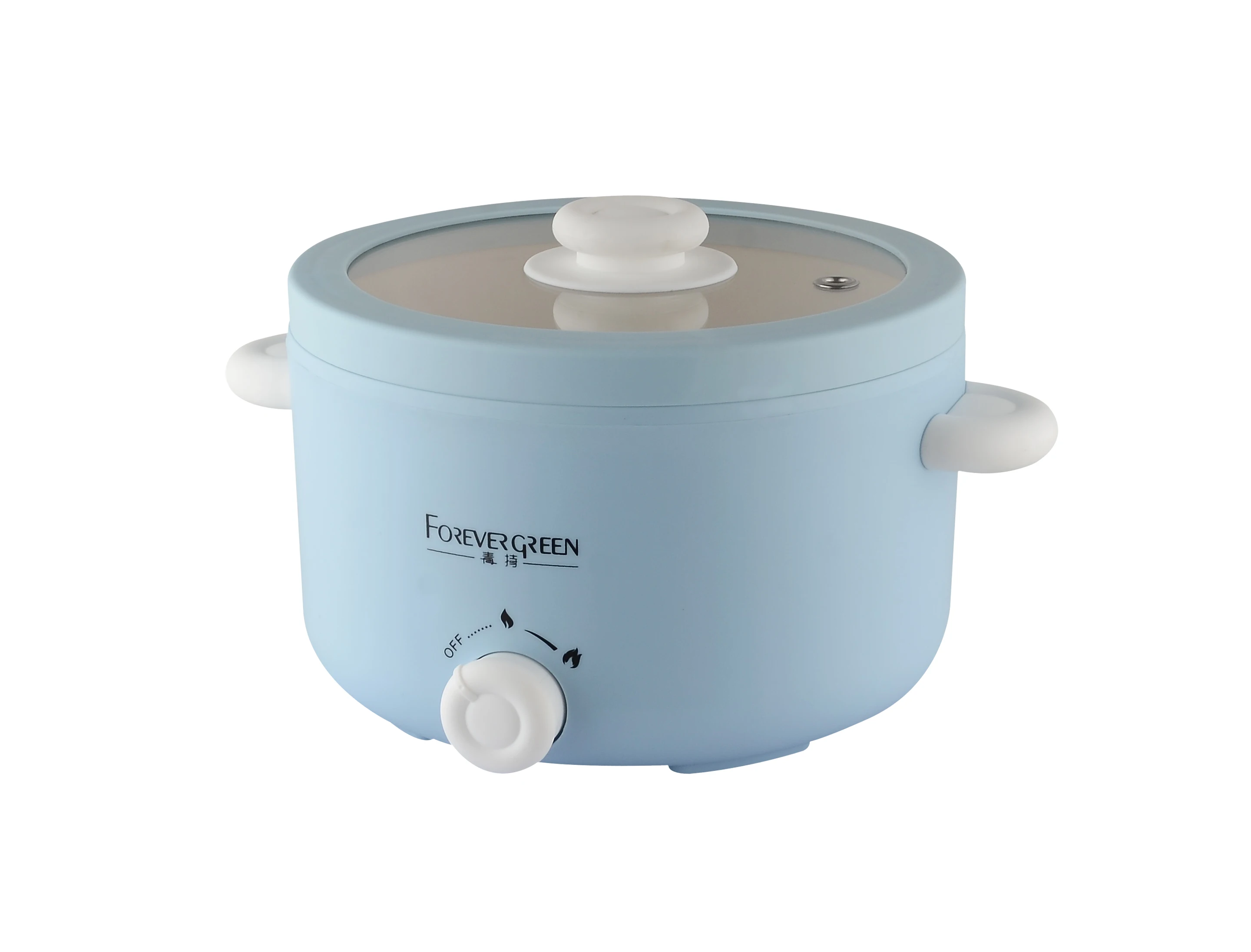 Electric Hot Pot Electric Cooker with Nonstick Coating Portable Multi-Function Travel Cooker for Shabu-Shabu, Soup, Pasta, Ramen