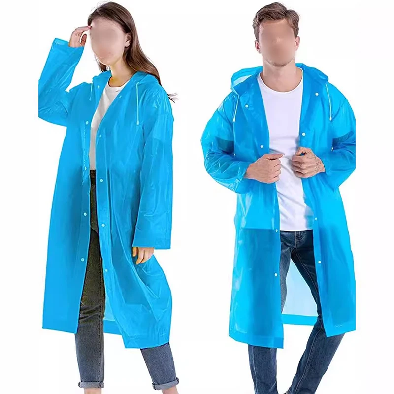 OnlyOne Outdoor Waterproof Clear Heavy Plastic Raincoat Non-Disposable Long Full-Body Rain-Proof Men Single Price Omaga Raincoat