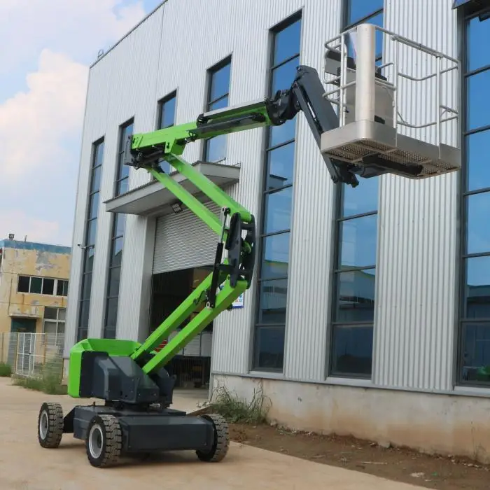 Construction Purpose Electric Boom Lift with Working Height 9m 11m 12m 14m  16m Best Price for Sale